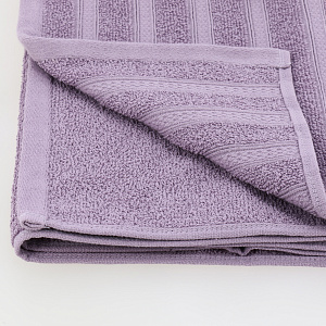Полотенце махровое 70х130см LUCKY лиловое жаккард 100% хлопок 000000000001186903