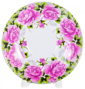 Пара чайная 220мл/блюдце OLAFF Сад Флора подарочная упаковка фарфор 000000000001197802