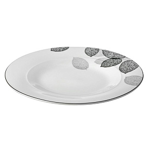 Тарелка обеденная 22,5см ESPRADO Bosqua Platina костяной фарфор 000000000001163449