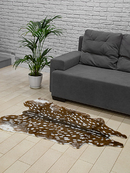 Коврик Олень LUCKY длинный ворс 95x140 верх:акрил-80%,полиэстер-20%,обратная сторона-100%полиэстер,M000102 000000000001200621