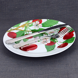 Набор столовый ESTETICA Вишня, фарфор, 20 предметов, M34007 000000000001094382