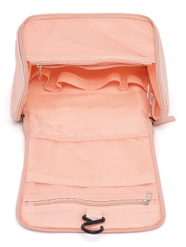 Косметичка дорожная розовый 20,5х20х9 см 100%пэ Y000083 000000000001199715