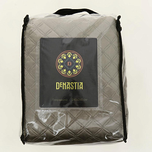 Покрывало DeN Палермо 240х260 атл/мат св-корич геом2 U000237 000000000001203065