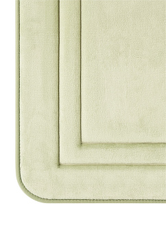 Коврик для ванны 55x80см DE'NASTIA Soft Collection memory оливковый полиэстер 000000000001215835