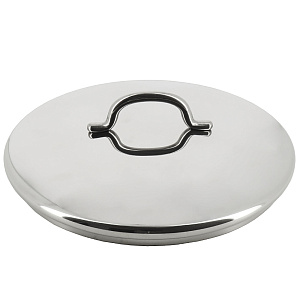 Кастрюля 2,7л низкая металлическая крышка нержавеющая сталь 000000000001140011