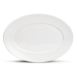 Блюдо овальное 27см MATISSA Lines фарфор 000000000001220495