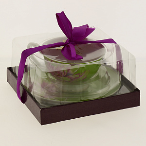 Чайная пара (чашка 200мл) BALSFORD Палитра Шиповник грин фарфор 000000000001183421