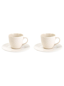 Набор чайный 4 предмета 250мл/16см Ромашки керамика 000000000001228301