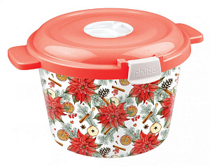 Емкость для холодильника и СВЧ с декором 2,1л Phibo 4311072 000000000001189963