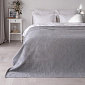 Простыня махровая 150x200см DE'NASTIA серый жаккард хопок