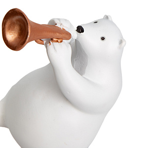 Фигура декоративная 19см Медведь 000000000001219440