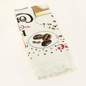 Полотенце кухонное махровое принт 40х60см 100%хл микс принтов Турция 000000000001194275