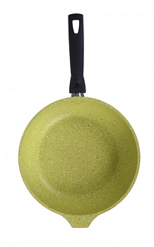 Сковорода 24см KUKMARA Trendy style съемная ручка антипригарное покрытие lime алюминий 000000000001209103