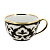 Чашка с декором Пахта 190мл ASIA PORCELAIN с титановым напылением фарфор 000000000001214824