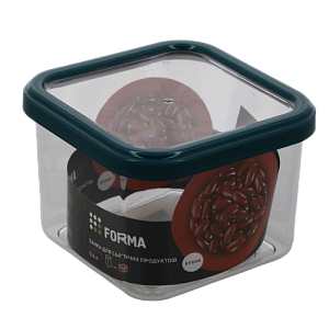 БАНКА ДЛЯ СЫПУЧИХ ПРОДУКТОВ 0,6л 11x11x8,5см КВАДРАТНАЯ CUBBO, ПЛАСТИК, 432660299 000000000001199623