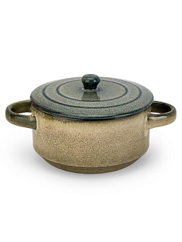 Горшок для запекания 14х20х8см керамика 000000000001228934