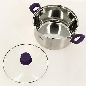Набор посуды 8 предметов LADINA REGULAR Violetta нержавеющая сталь Набор посуды 8 предметов LADINA REGULAR Violetta нержавеющая сталь 000000000001204281