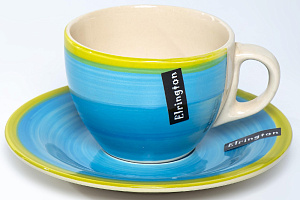 Пара чайная 220мл/блюдце ELRINGTON АЭРОГРАФ Лето керамика 000000000001211188