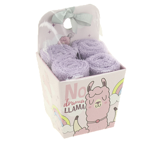 Набор махровых полотенец 4шт 30х30см ЭТЕЛЬ No probLama плотность 340г/м2 хлопок 000000000001209807