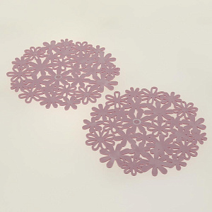 Подставка под горячее "Цветы" малая, поливинилхлорид, R030349 000000000001176241