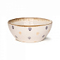 Салатник 20,2см/1,55л DE'NASTIA NEW ERA COLLECTION Polka dot бежевый керамика