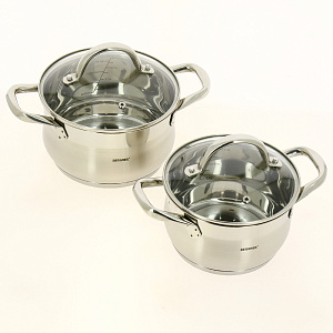 Н-р кастрюль 4 пр (1,7л, 2,6л) Gourmet 9513L-MM-BG 000000000001186801