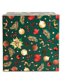 Коробка подарочная 17х17х17см ЗОЛОТАЯ МАГИЯ куб 000000000001228415