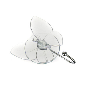 Крючок на присоске Бабочка Мультидом, пластик, сталь 000000000001133600