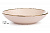 Тарелка суповая 20,7см 500мл LUCKY Точки металлическая кайма бежевый керамика 000000000001211237