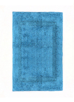 Коврик для ванной DE'NASTIA 60х100см 100%Хлопок синий M111153 000000000001181137