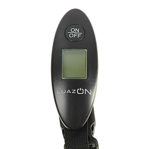 Весы багажные LuazON LV-404, до 40 кг, черные 3089908 000000000001186377