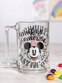 МИККИ И МИННИ Кружка 320мл ОСЗ Фитнес стекло 000000000001184146