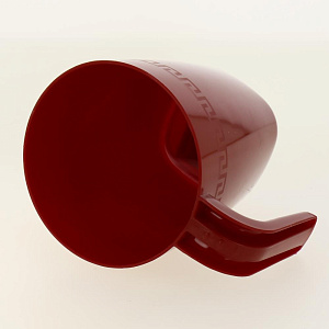 Кружка 400мл пластик рубиновая П2226 000000000001197358