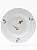Тарелка суповая 22,5см CMIELOW Рококо Гуси глубокая фарфор 000000000001216827
