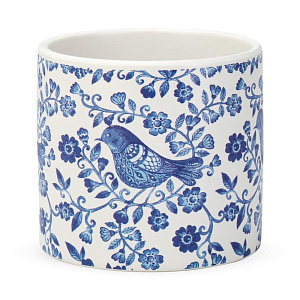 Кашпо 12,5х11,5см 1л Принт III керамика 000000000001225884