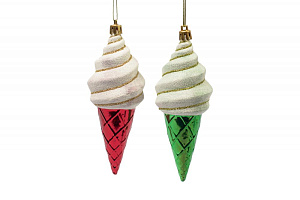 Набор декоративное украшение 13х5х5см ФЕНИКС-ПРЕЗЕНТ Мороженое 2шт полиэтилен 000000000001179876