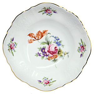 Салатник Мейсенский букет, 19 см 000000000001172312