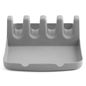 Подставка для кухонных принадлежностей 14x18x5см DE'NASTIA серый полипропилен 000000000001212519