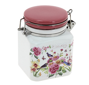 Банка с клипсой для сыпучих продуктов Коралл, 650мл 000000000001153863