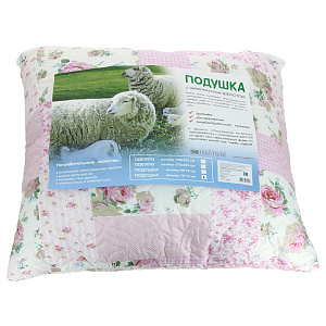 Подушка Соната, 70х70 см, полиэфир, шерстон 000000000001121477