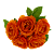 Цветок искусственный "Пион" 5 бутонов 29см R010764 000000000001196723