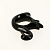 Фигура декоративная "Лебедь" черный керамика R011256 000000000001200374