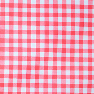 Клеенка столовая 20х1,4м ALAS EV TEKSTIL Клетка розовая ПВХ 000000000001213395