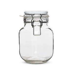 Банка 650мл ТРЕЙДМАРКЕТ Кубик с бугельным замком стекло 000000000001220706