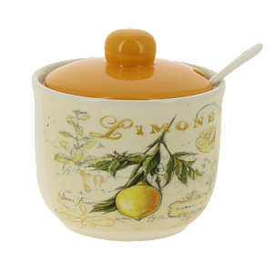 Банка с ложкой 320мл подарочная упаковка Tuscan vegetables доломит ZFC045-36 000000000001196875