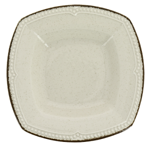 Тарелка суповая 22см DE'NASTIA DONNA молочный фарфор 000000000001209933