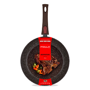 Сковорода BROWNSTONE со съёмной ручкой, индукция, 26 см 000000000001183572