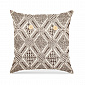 Наволочка декоративная 40х40см LUCKY ROMBO SGTH-MULTI DIAMOND темно-коричневый экрю хлопок 80%/полиэстер 20%