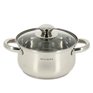 Набор кастрюль Wellberg, 6 предметов 000000000001168580
