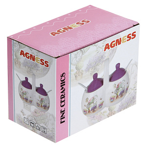 Банка для специй Прованс Agness, 17х10х13 см, керамика 000000000001163123